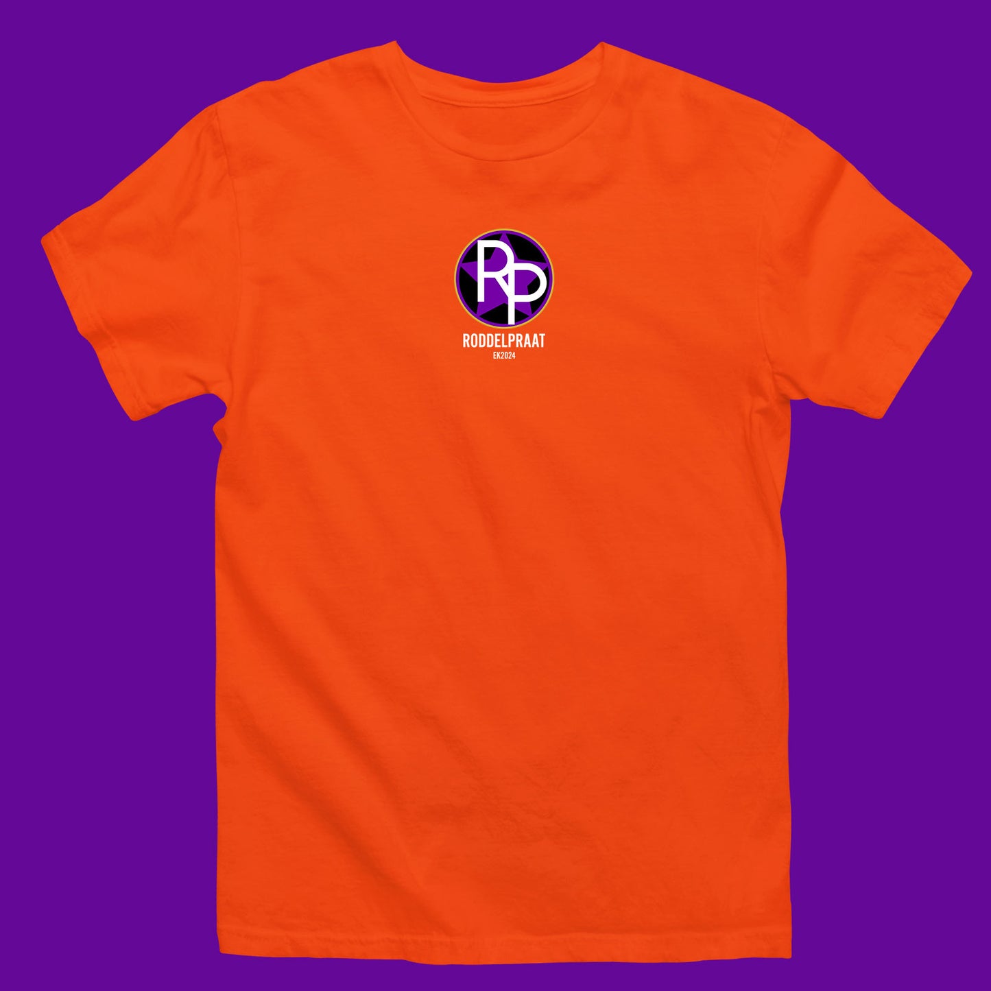 Roddelpraat EK Tshirt met je EIGEN Naam EN Rugnummer