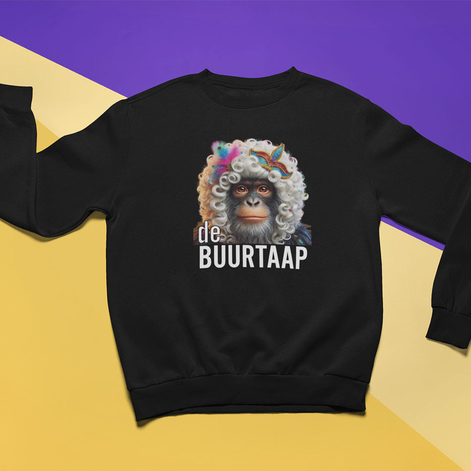 Buurtaap Sweater Zwart