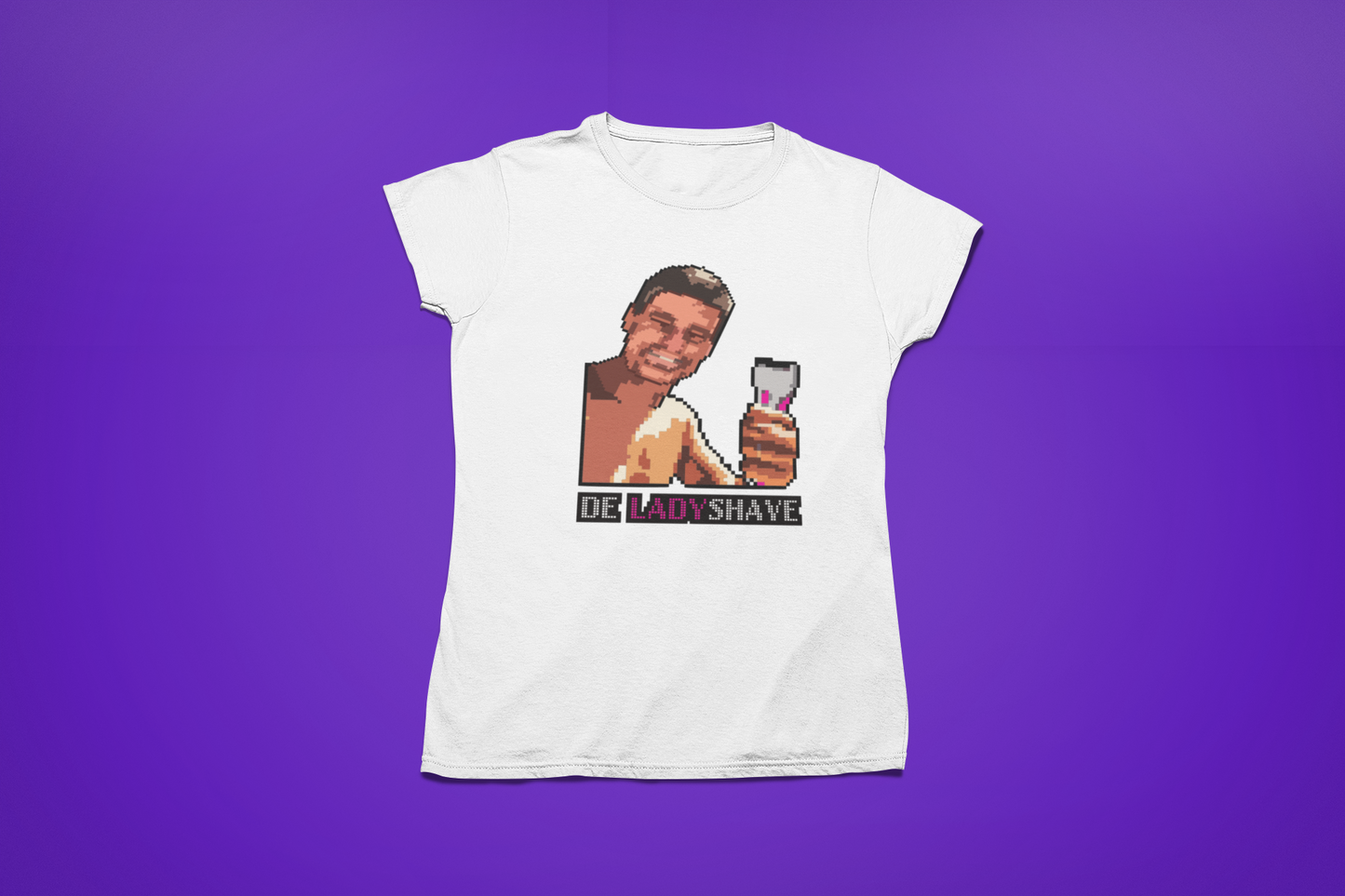 Het Ladyshave T-Shirt voor Dames (wit)