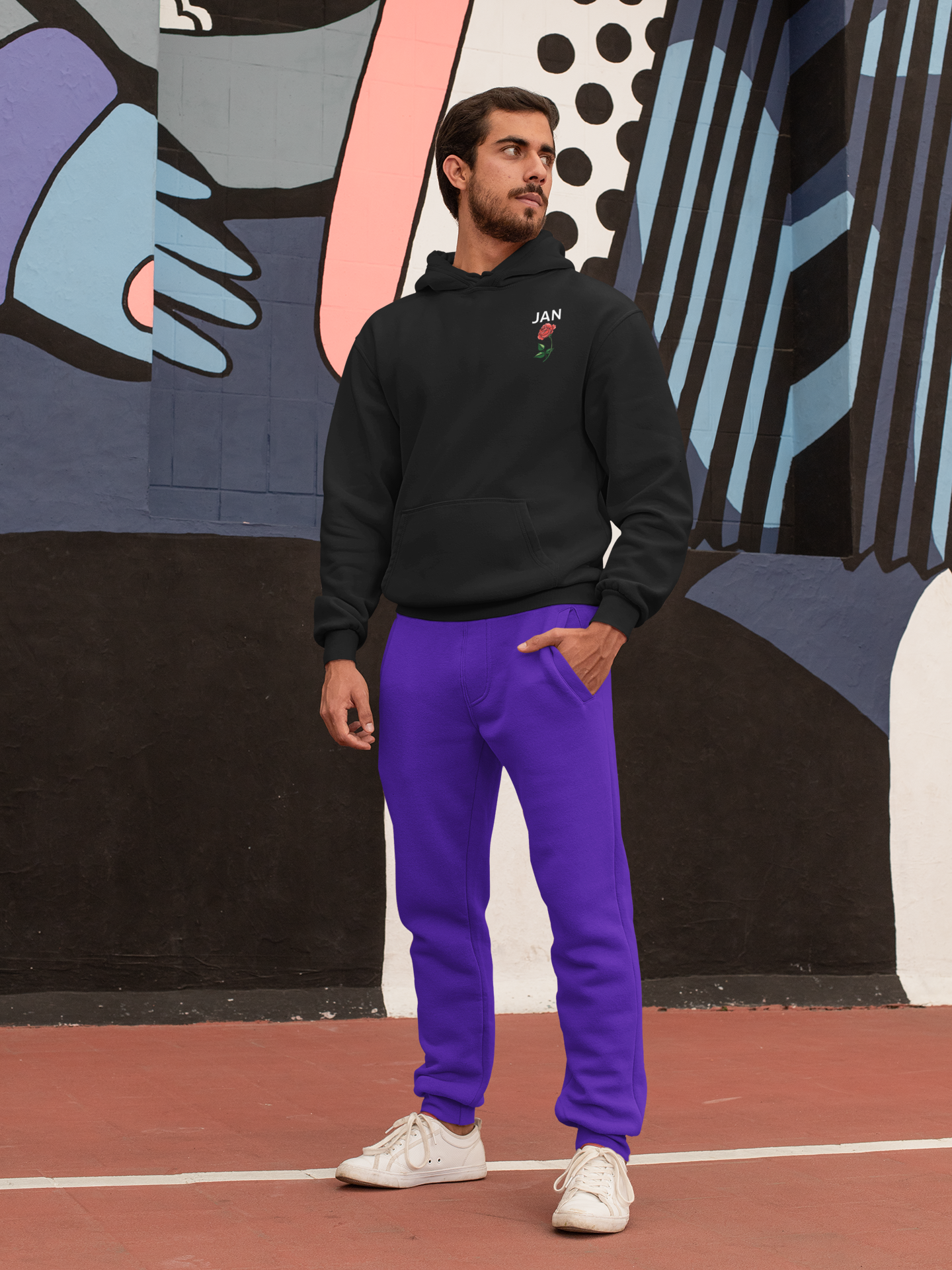 De Jan ROOS Hoodie (zwart)