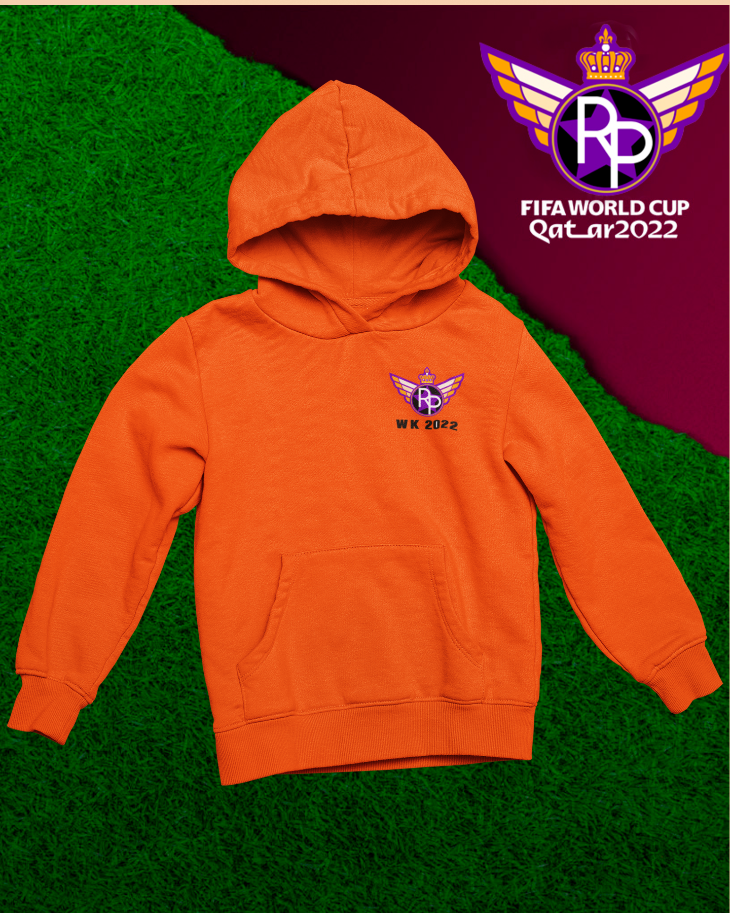 Roddelpraat WK Hoodie met je EIGEN Naam EN Rugnummer