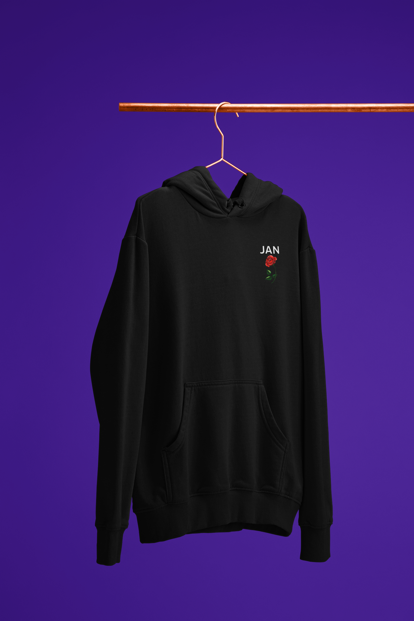 De Jan ROOS Hoodie (zwart)