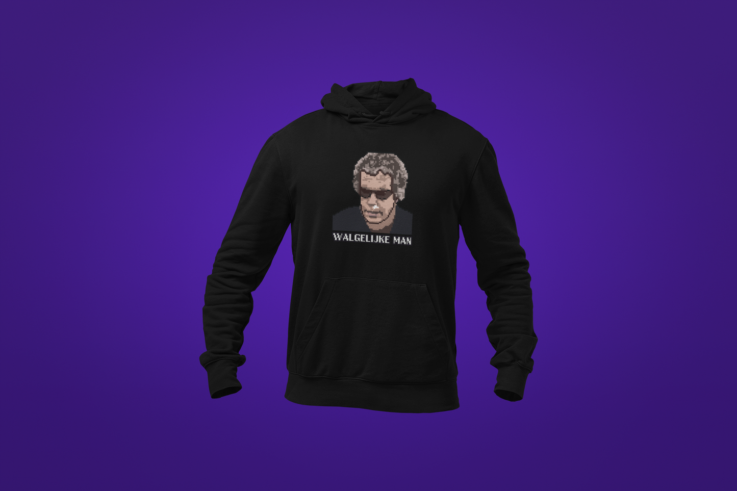 De Walgelijke Man Hoodie (zwart)
