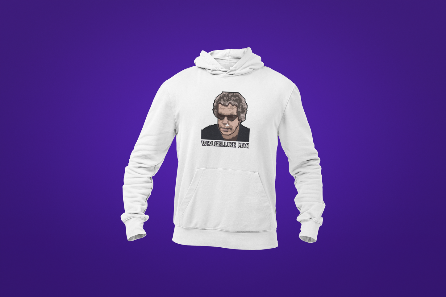 De Walgelijke Man Hoodie (wit)