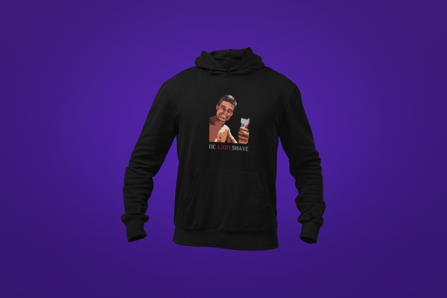 De Ladyshave Pixel RP Hoodie (zwart)