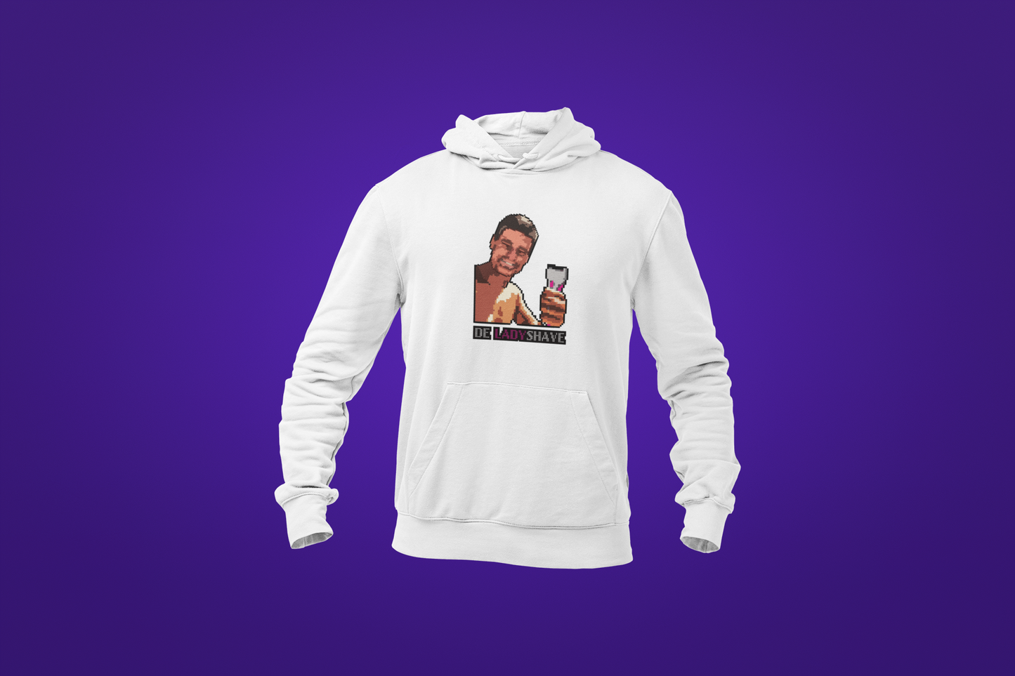 De Ladyshave Pixel RP Hoodie (wit)