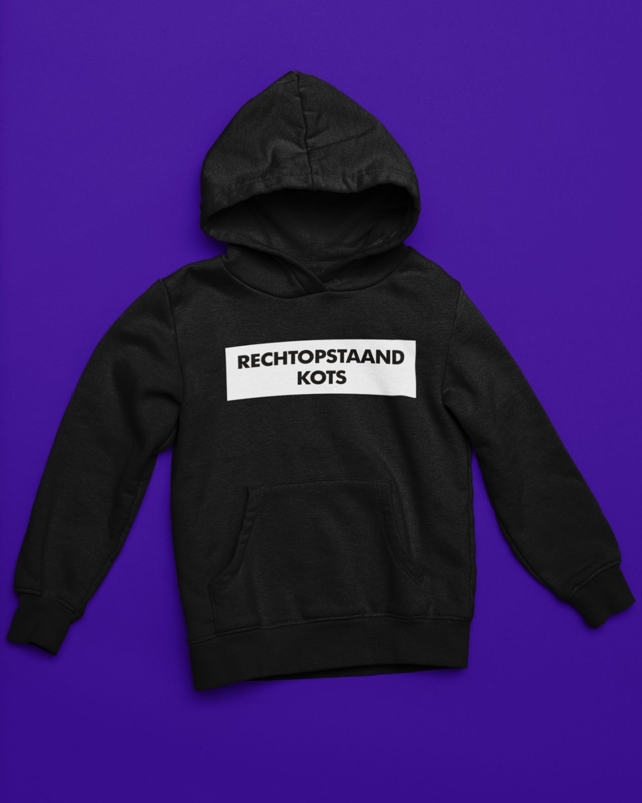 Rechtopstaand kots - HOODIE