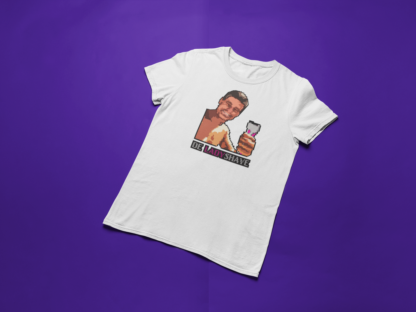 Het Ladyshave T-Shirt voor Heren (wit)