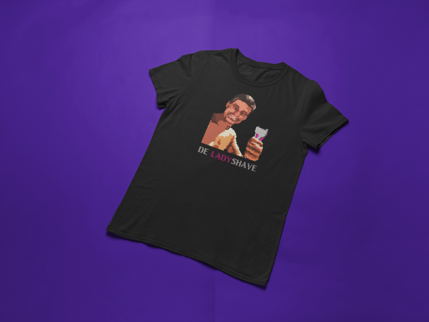 Het Ladyshave T-Shirt voor Heren (zwart)