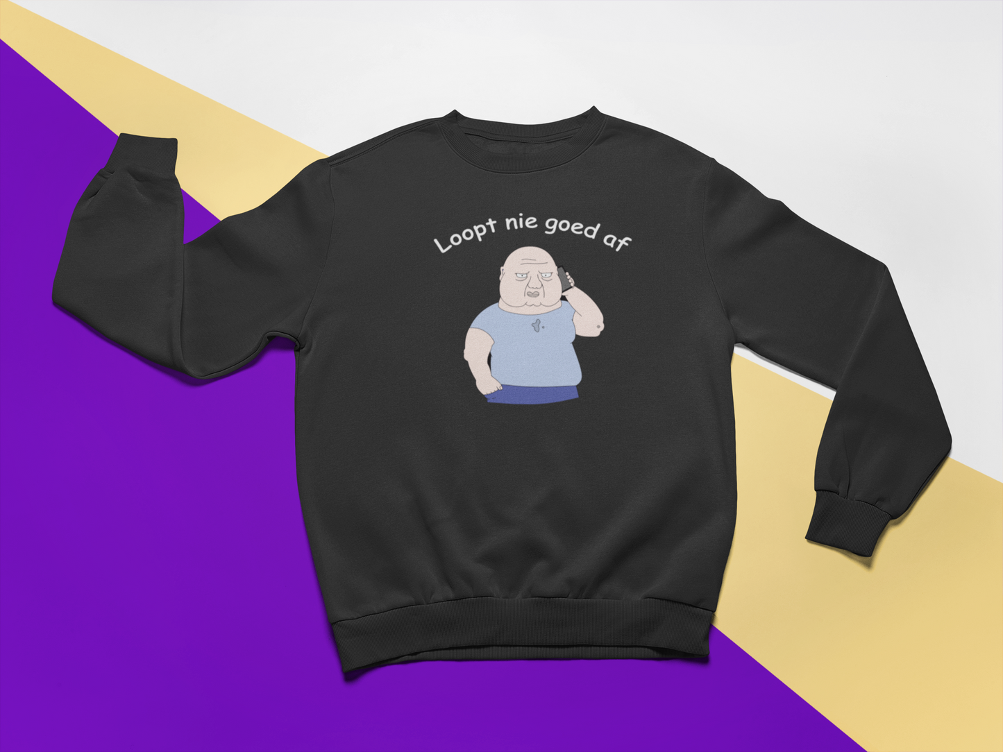 Loopt nie goed af Sweater