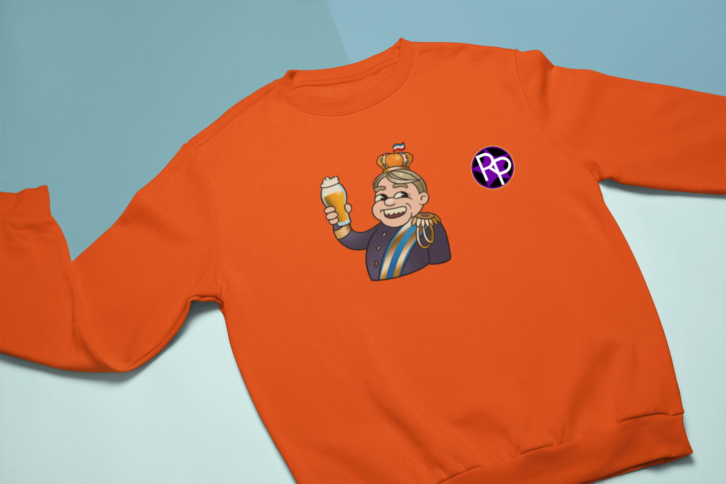 Koning Willy "Proost" Trui (oranje)