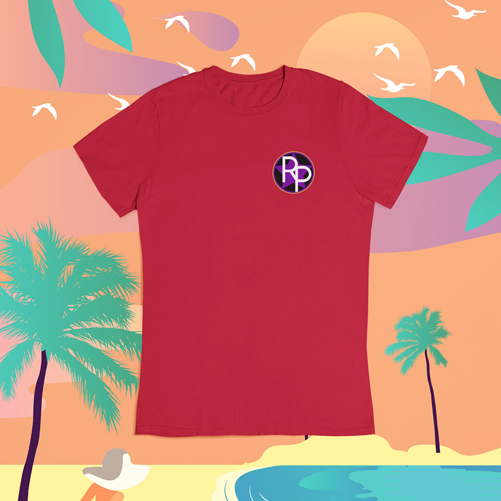 Beachy Delight Zomershirts Shirts voor een Zonnige Glimlach Cardinal Red