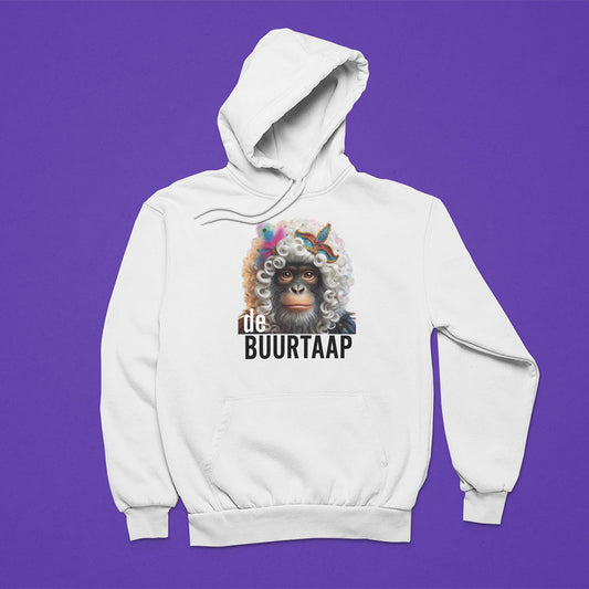 Buurtaap Hoodie Wit