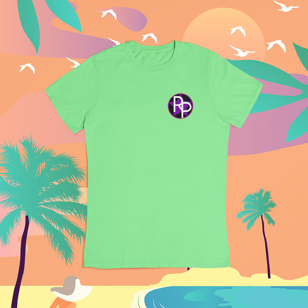 Beachy Delight Zomershirts Shirts voor een Zonnige Glimlach Lime