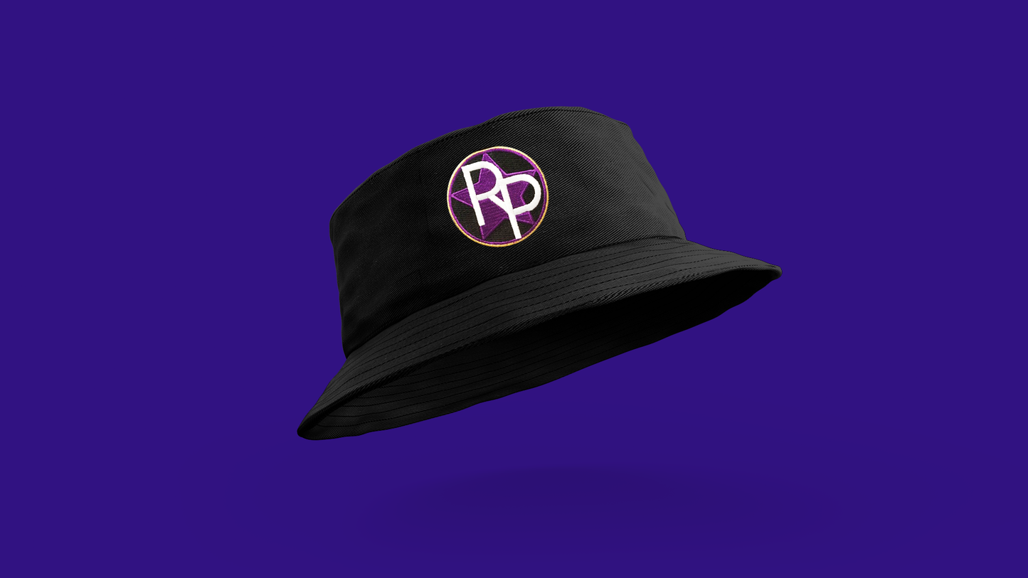 De RoddelPraat Bucket Hat (zwart)