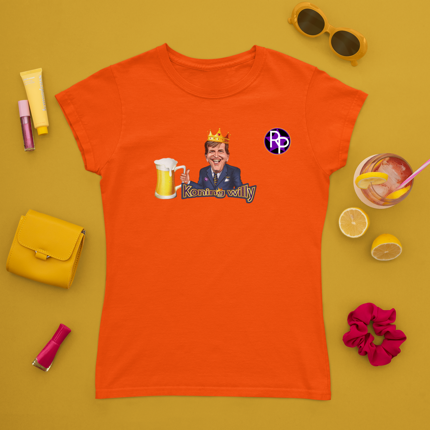 Koning Willy T-Shirt voor dames